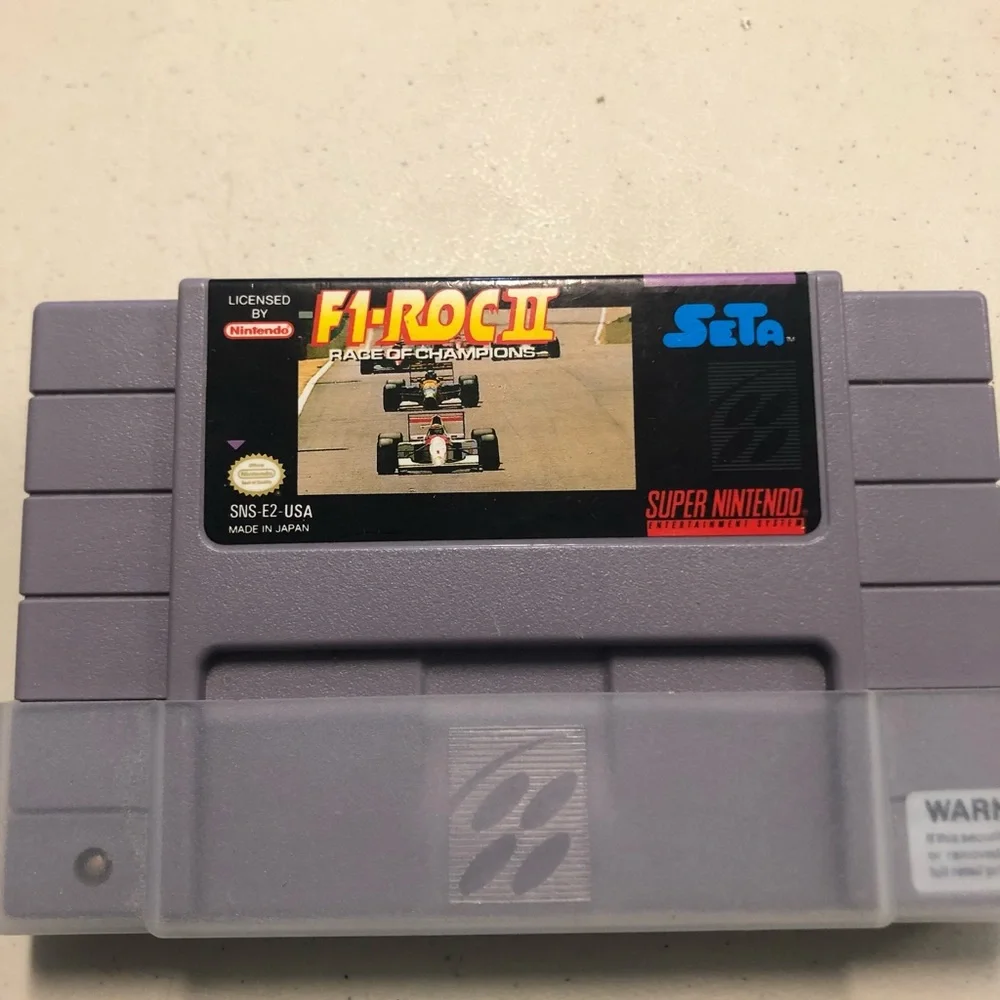 Super Nintendo F1-ROC 2  Race of Champions